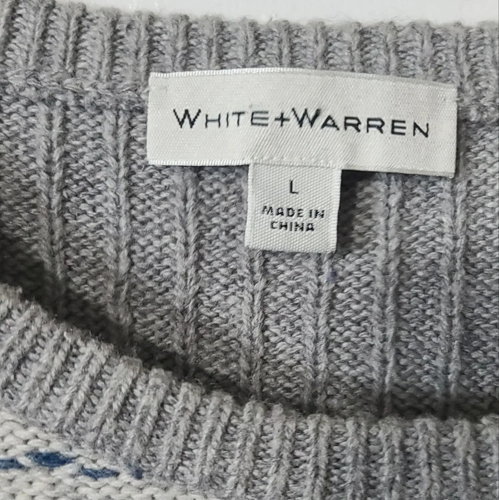White + Warren Multicolor Striped Sweater - Picture 7 of 11